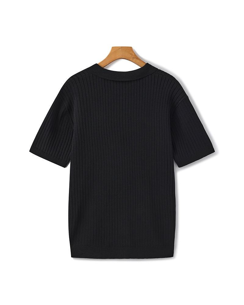 Zoyri | Rib Polo Shirt