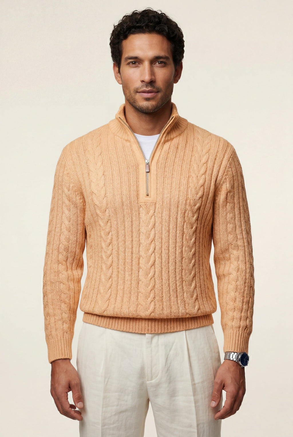 Zoyri | Cable Half-Zip Knit