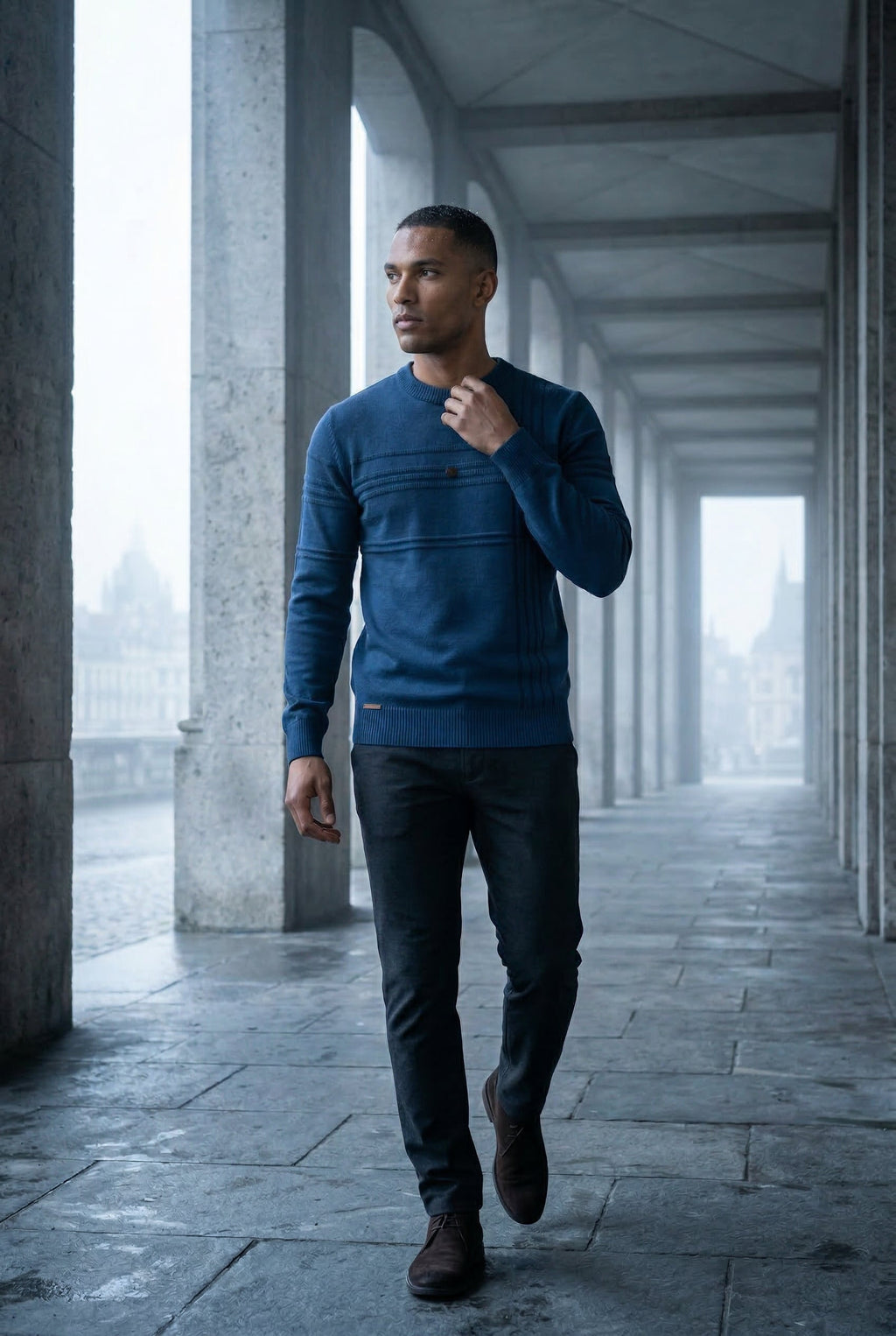 Zoyri | Structured Knit Crew