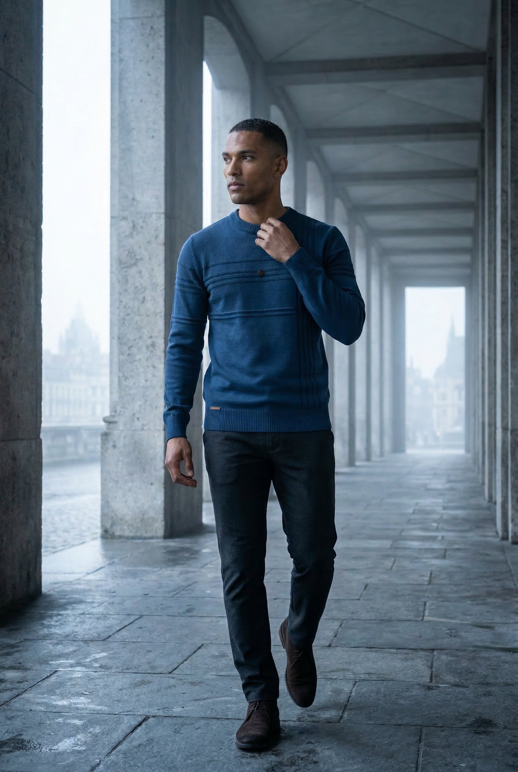 Zoyri | Structured Knit Crew