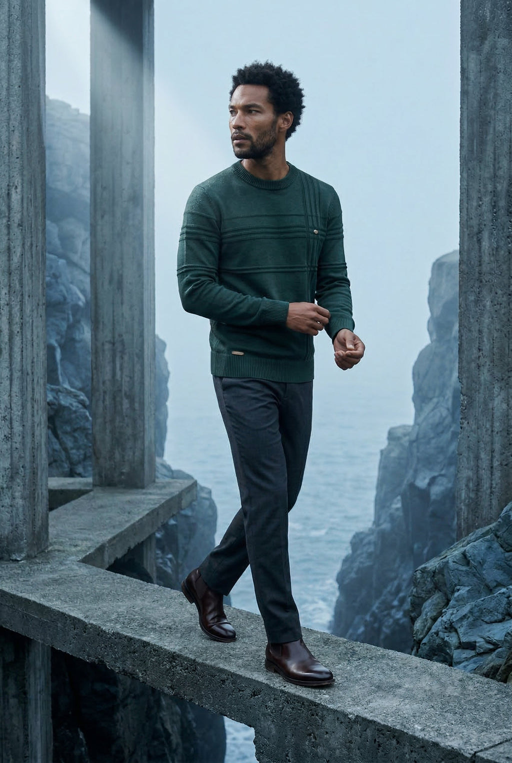 Zoyri | Structured Knit Crew