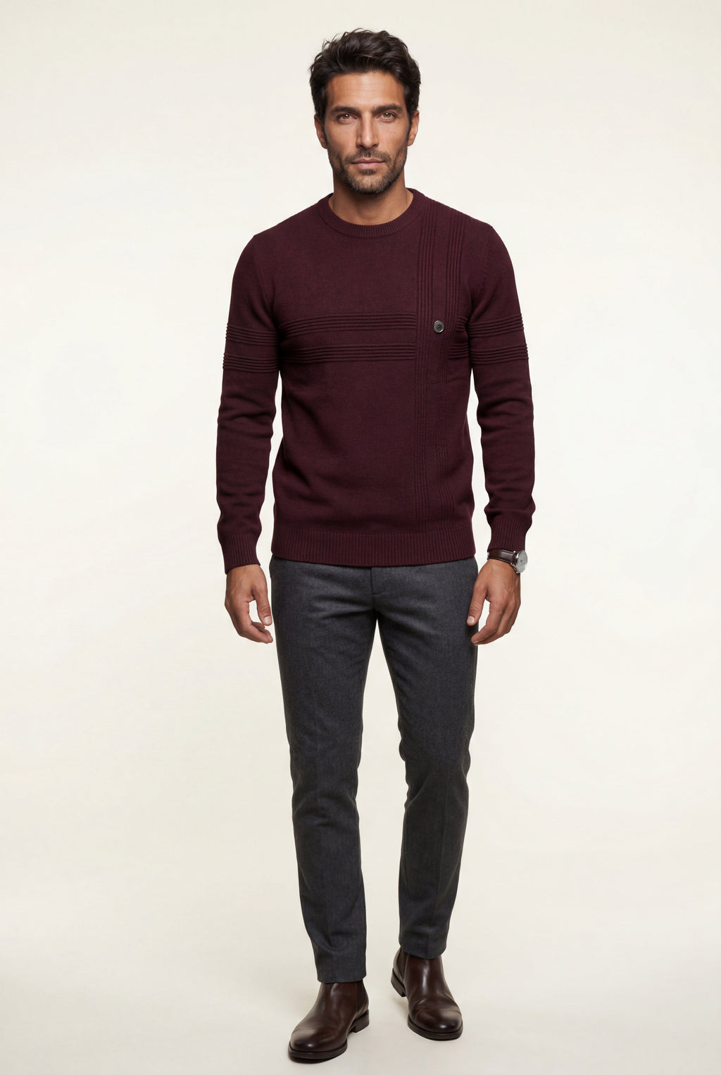 Zoyri | Structured Knit Crew