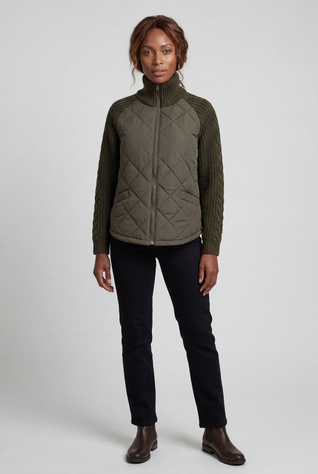 Zoyri | Quilted Knit Jacket