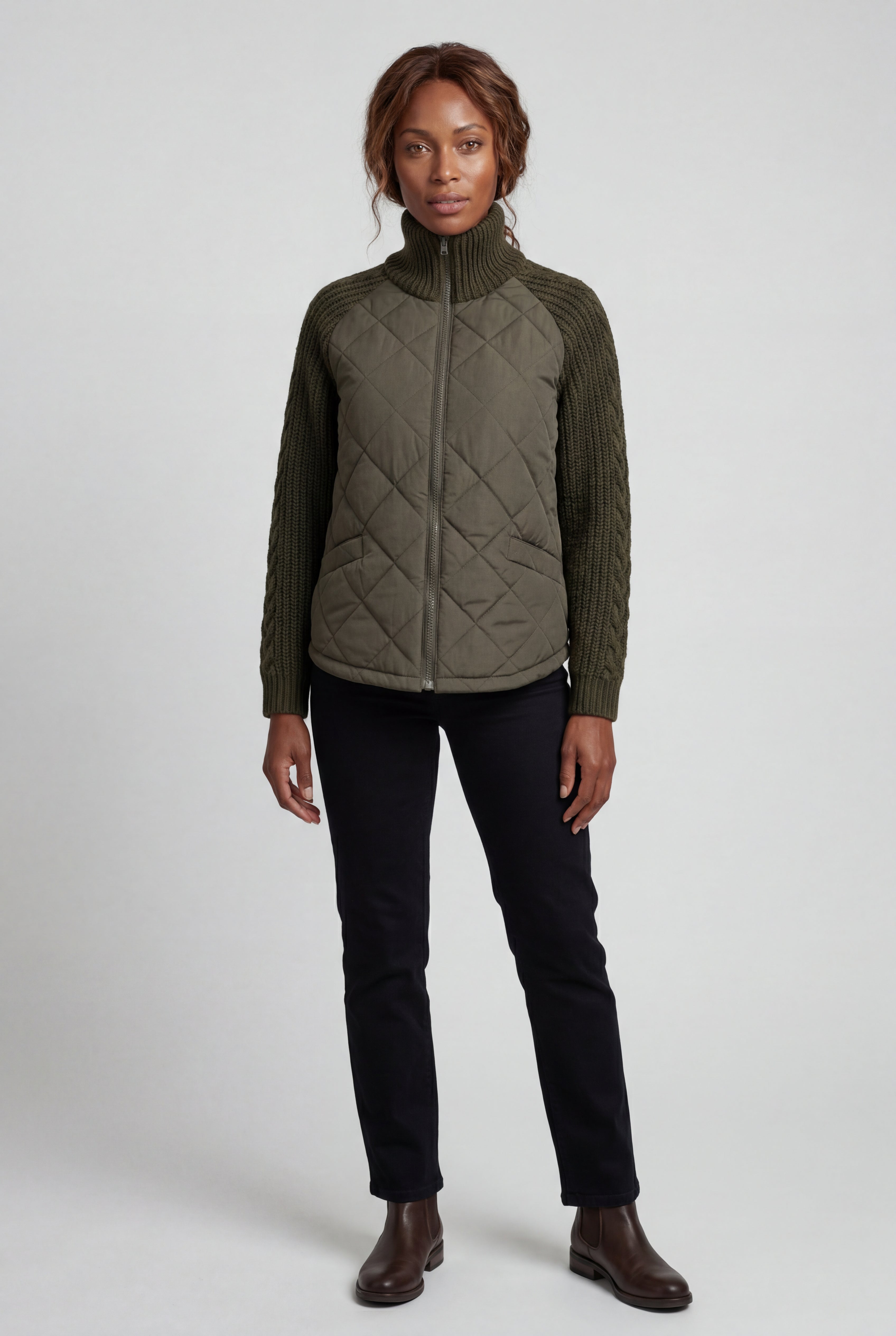 Zoyri | Quilted Knit Jacket