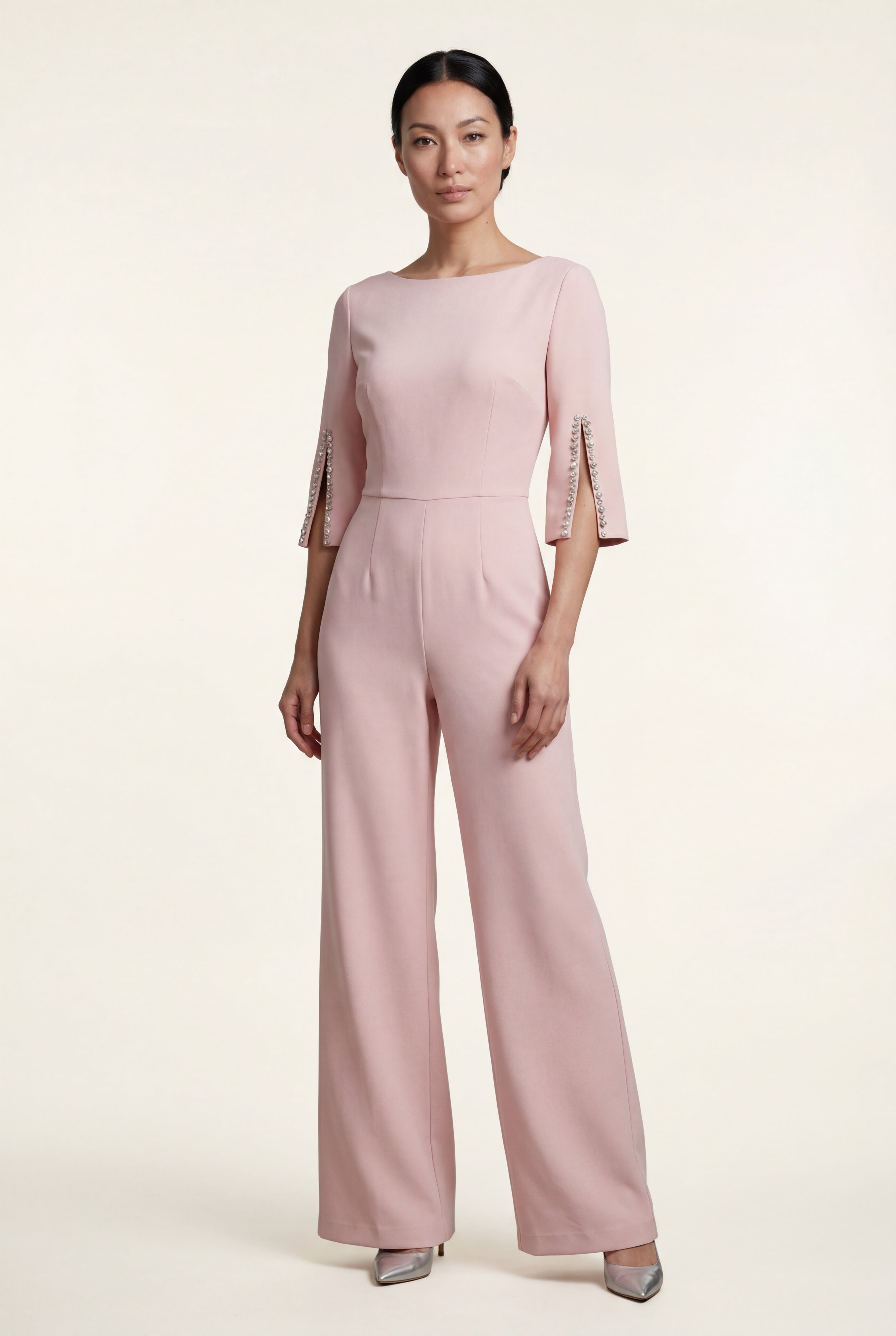 Zoyri | Beaded Sleeve Jumpsuit
