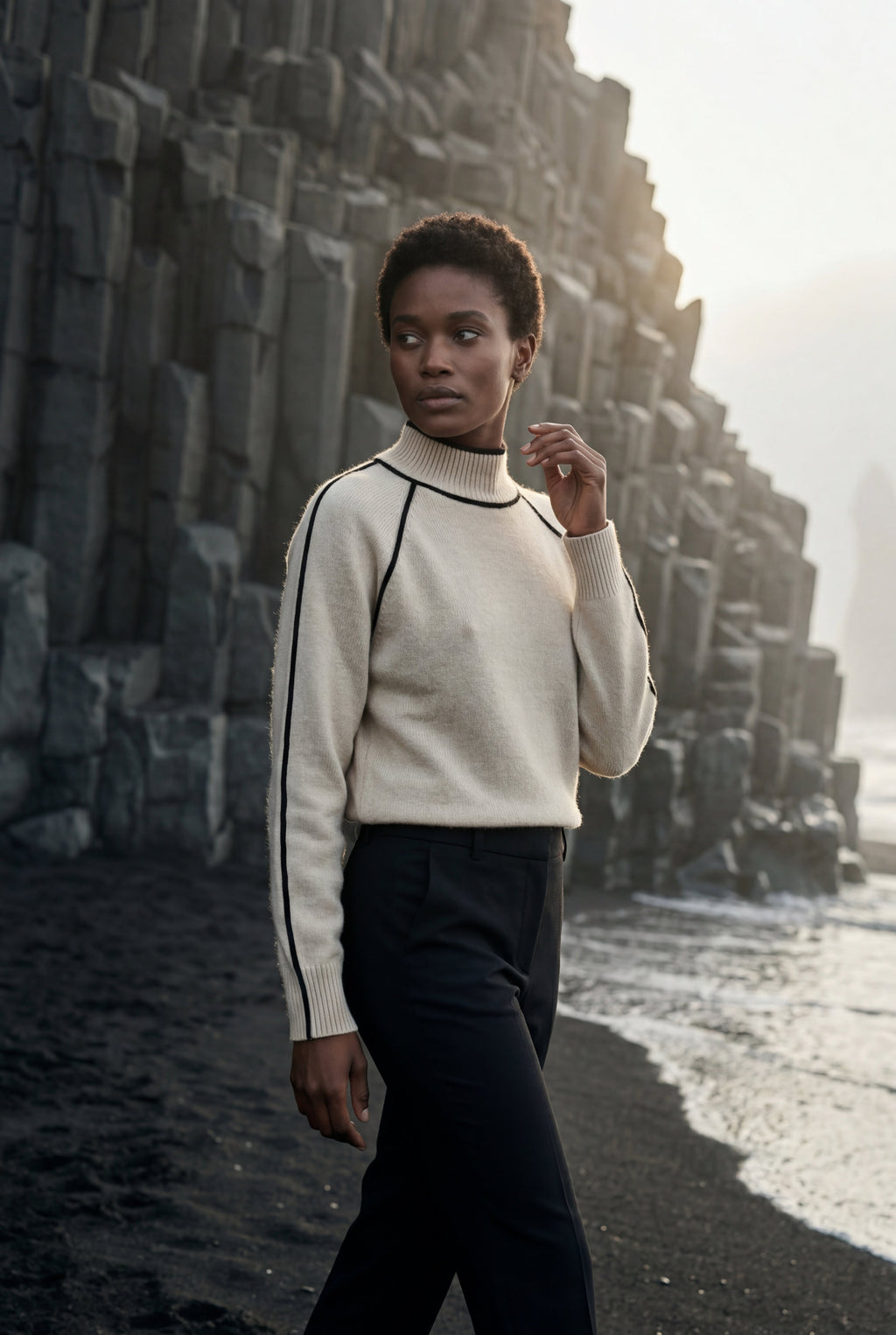 Zoyri | High Neck Knit Sweater