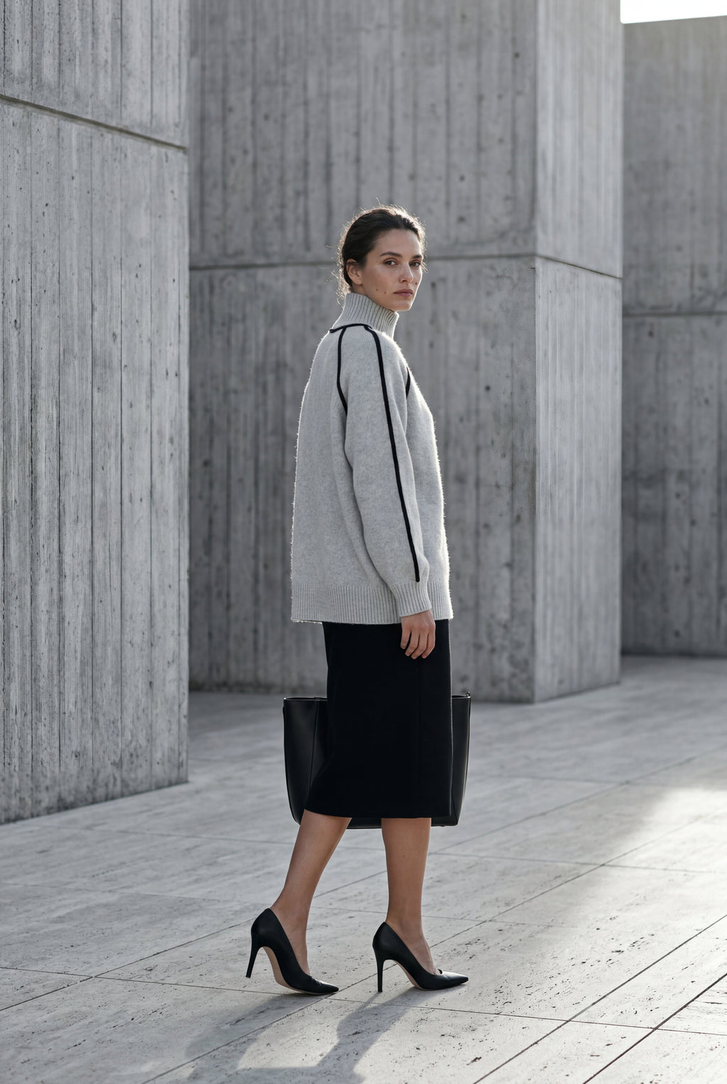 Zoyri | High Neck Knit Sweater