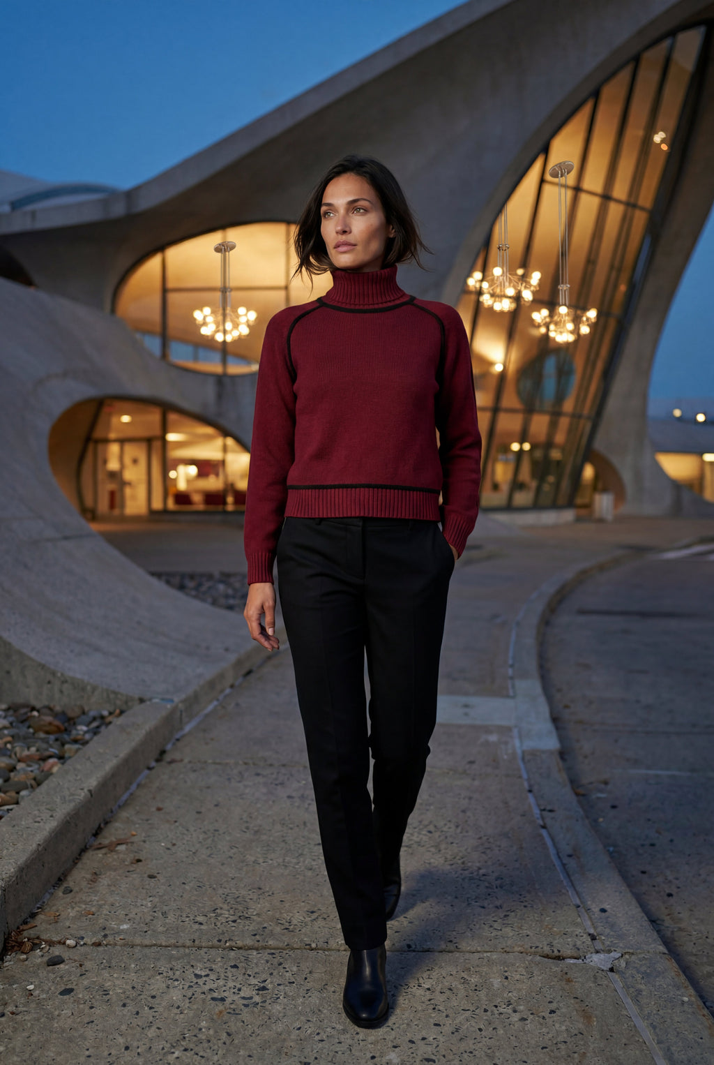 Zoyri | High Neck Knit Sweater