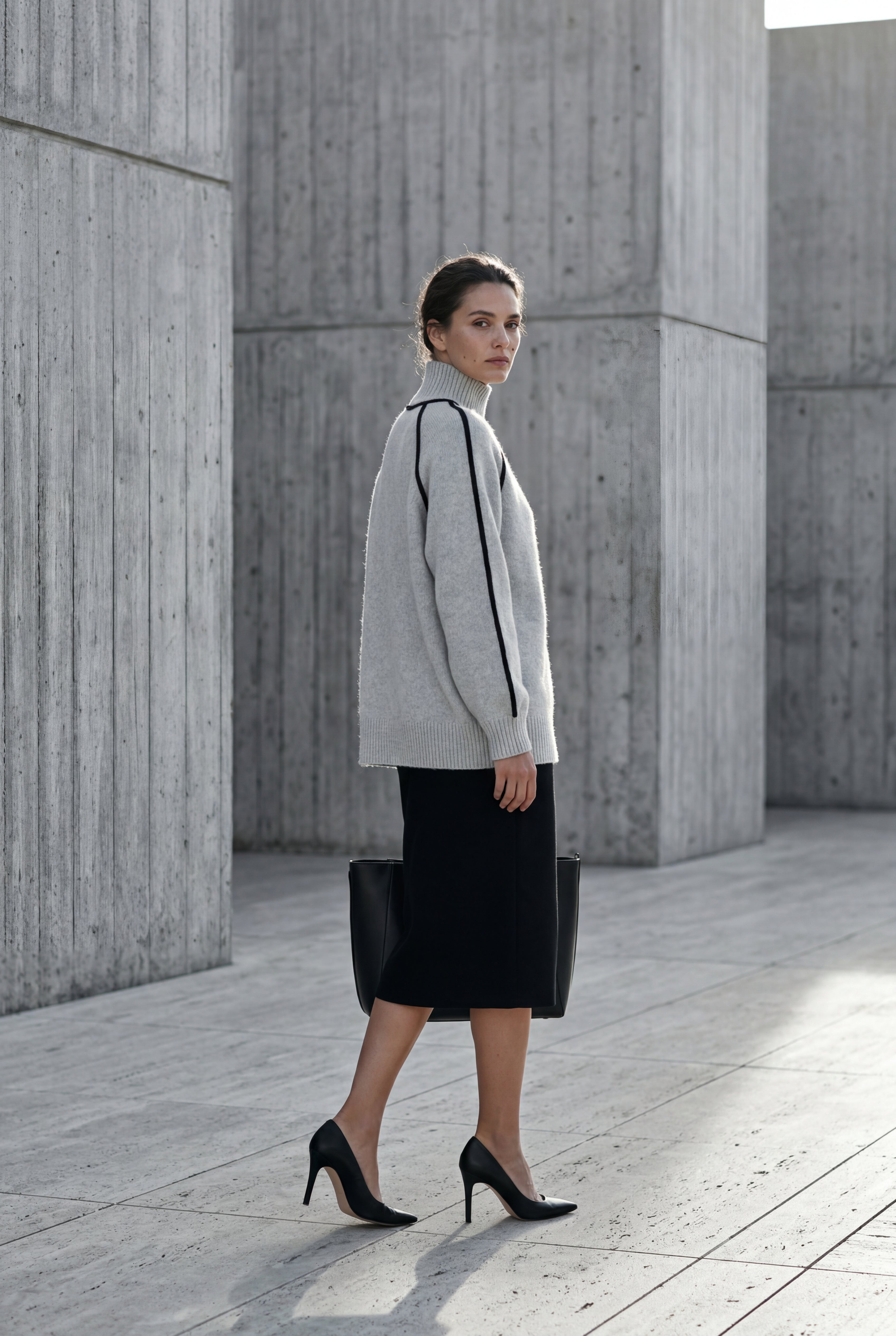 Zoyri | High Neck Knit Sweater