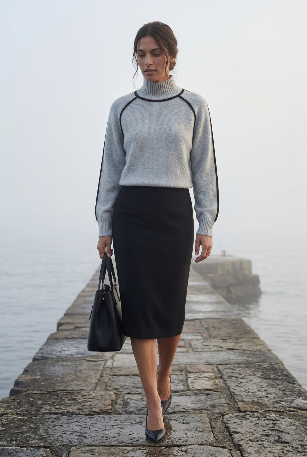 Zoyri | High Neck Knit Sweater