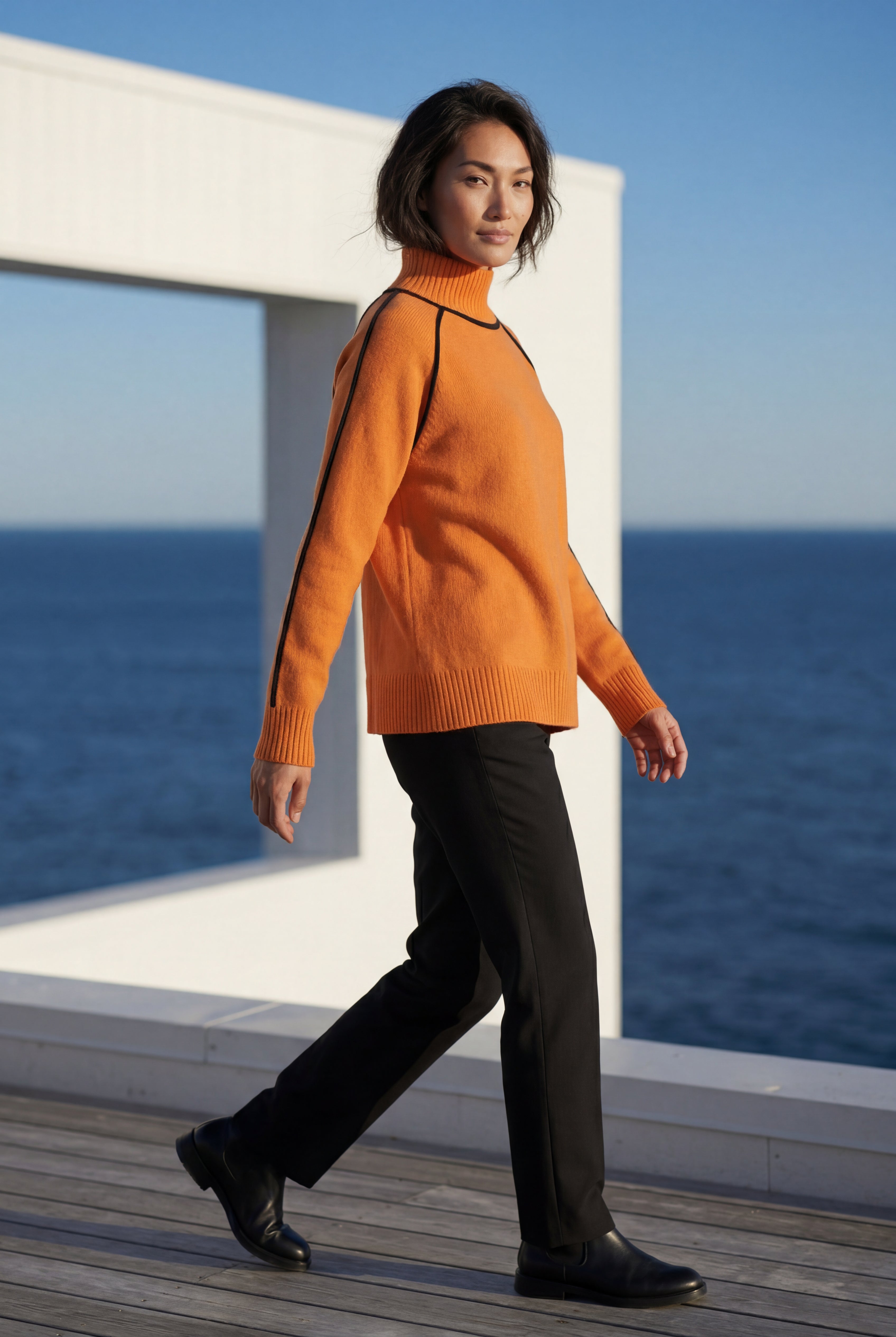 Zoyri | High Neck Knit Sweater