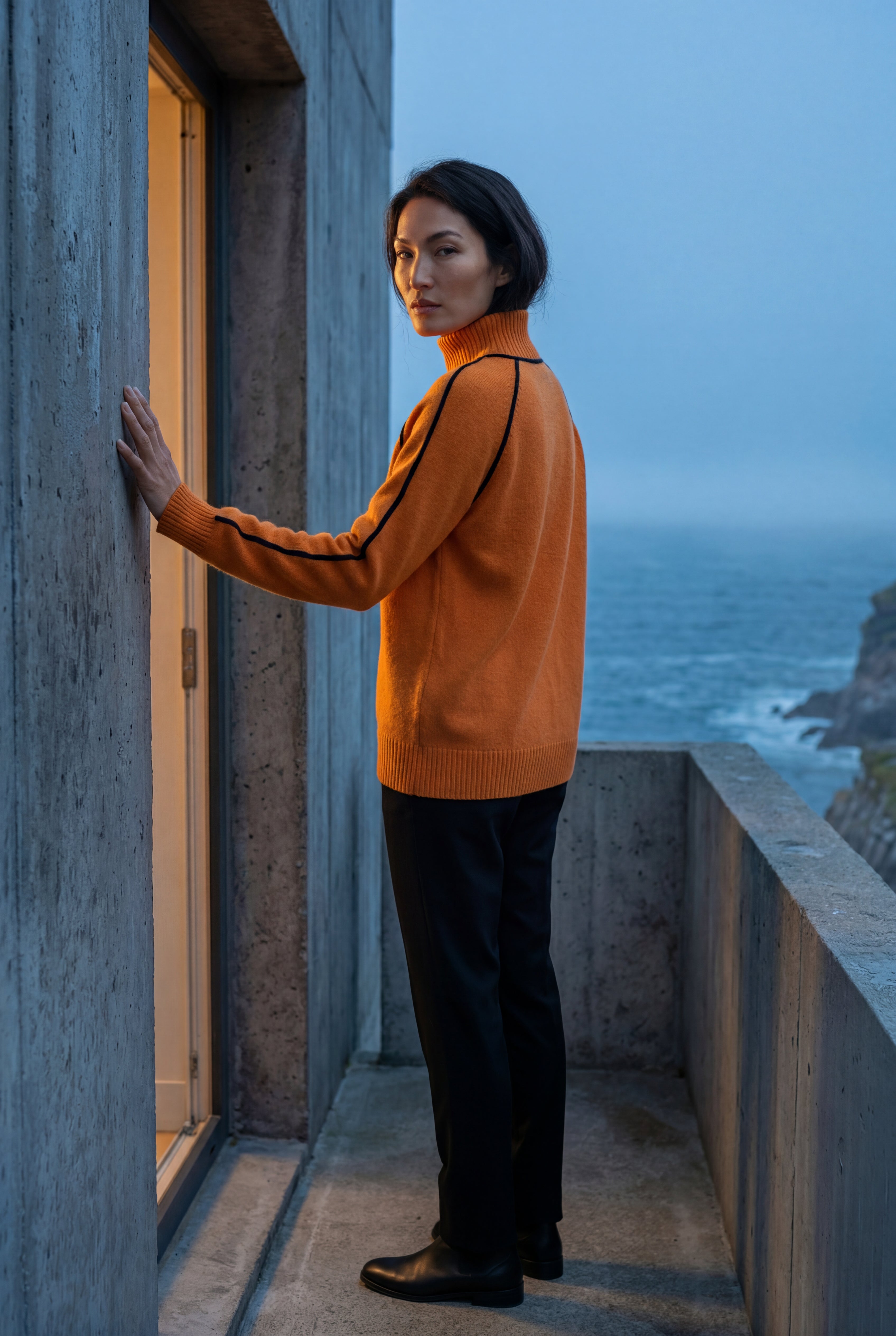 Zoyri | High Neck Knit Sweater