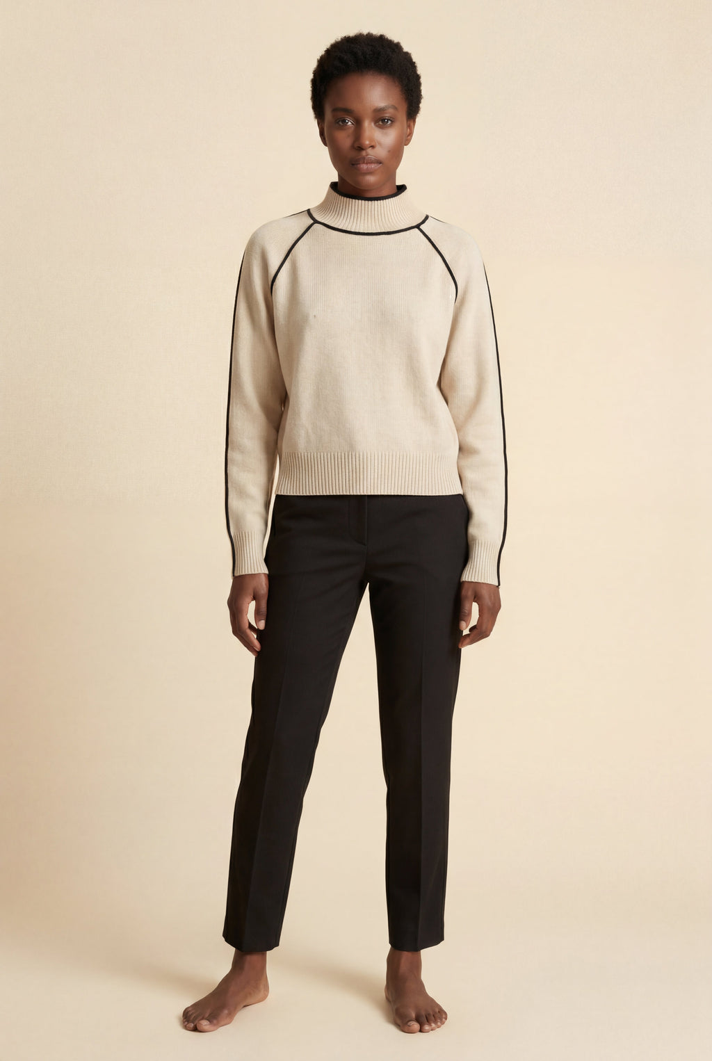 Zoyri | High Neck Knit Sweater