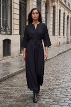 Zoyri | Belted Midi Dress
