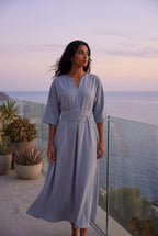 Zoyri | Belted Midi Dress
