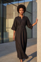 Zoyri | Belted Midi Dress