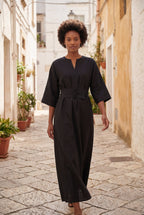 Zoyri | Belted Midi Dress
