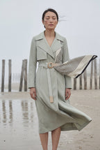 Zoyri | Scarf Trench Coat