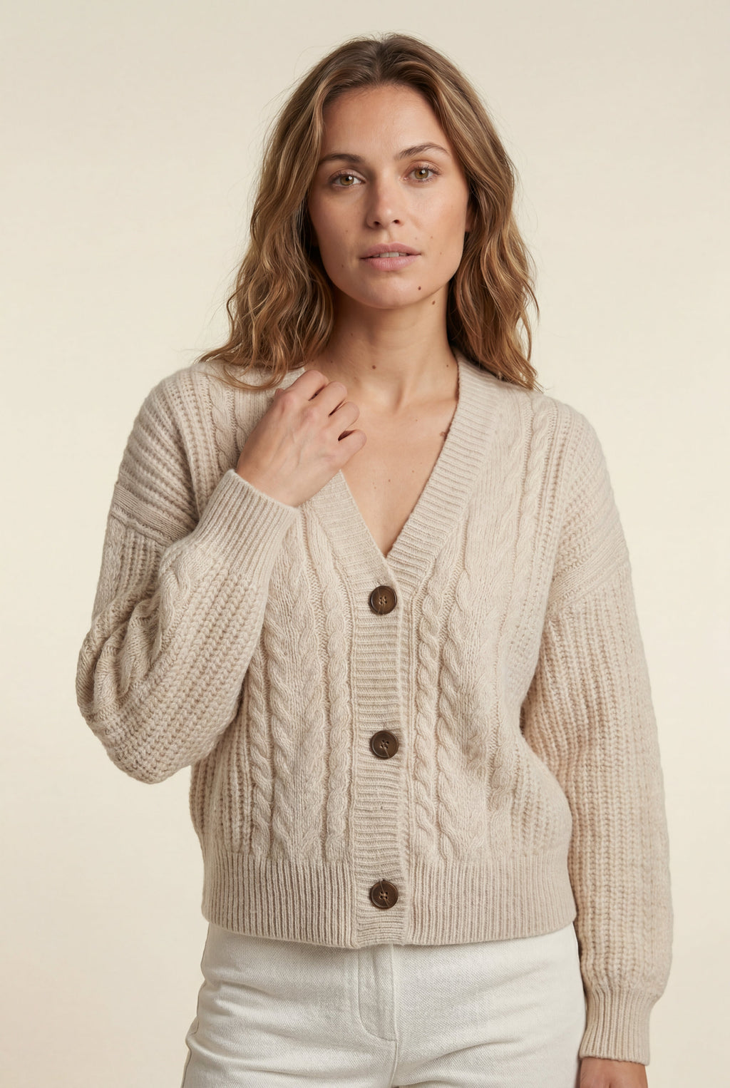 Zoyri | Cable Knit Cardigan