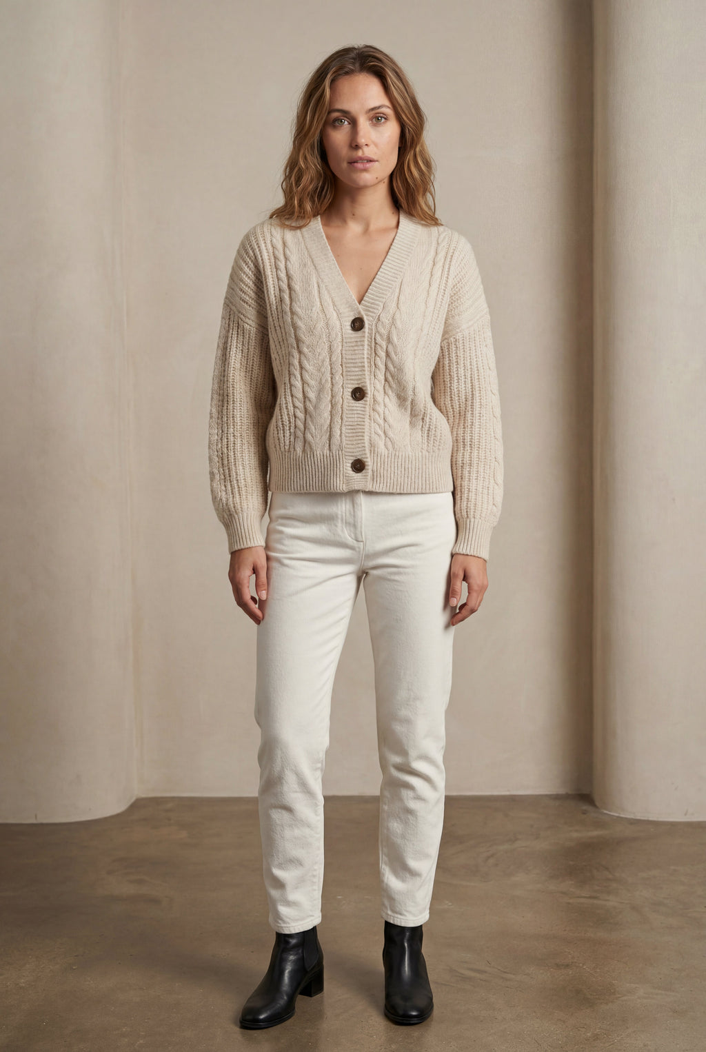 Zoyri | Cable Knit Cardigan