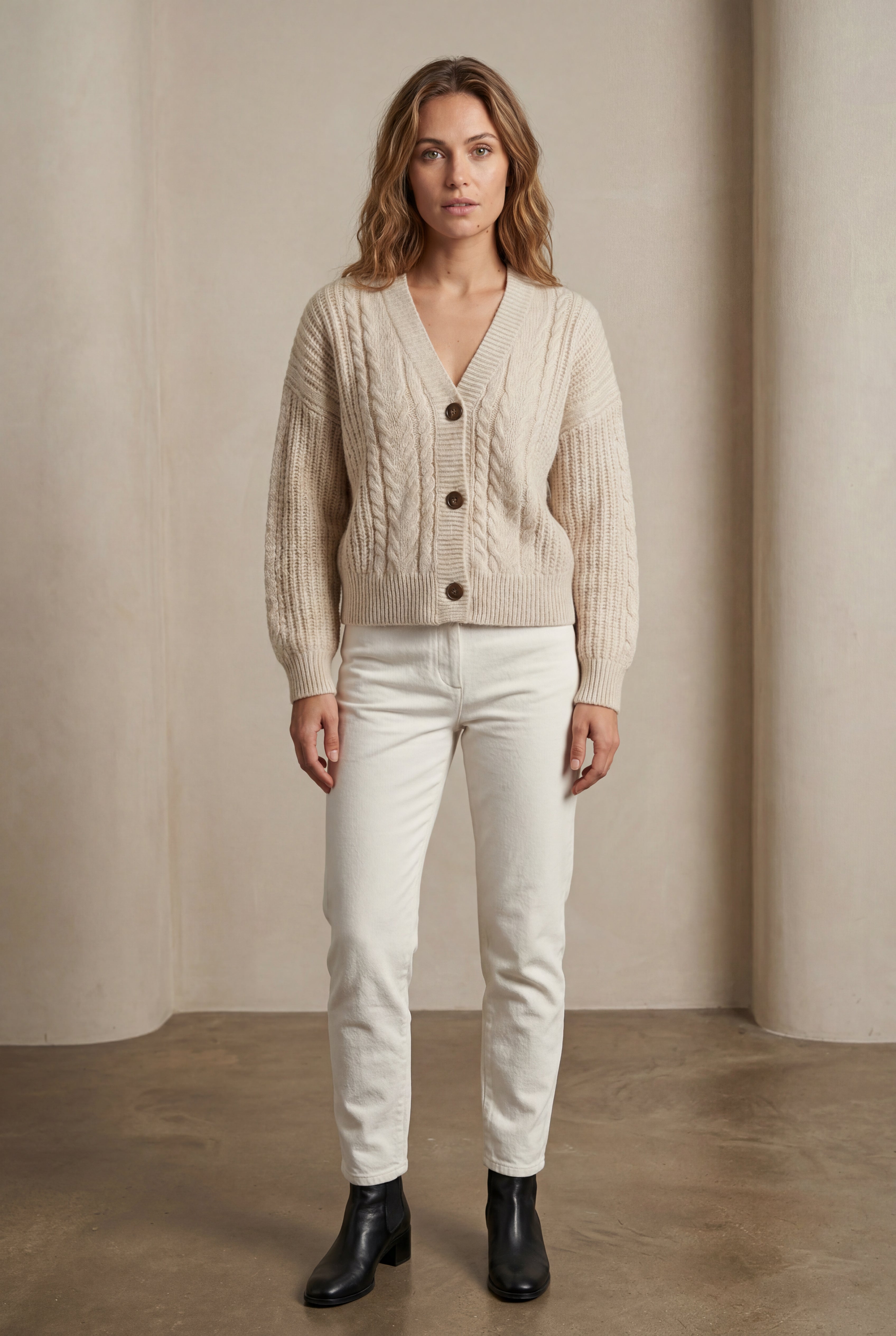 Zoyri | Cable Knit Cardigan