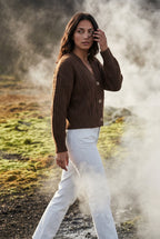 Zoyri | Cable Knit Cardigan