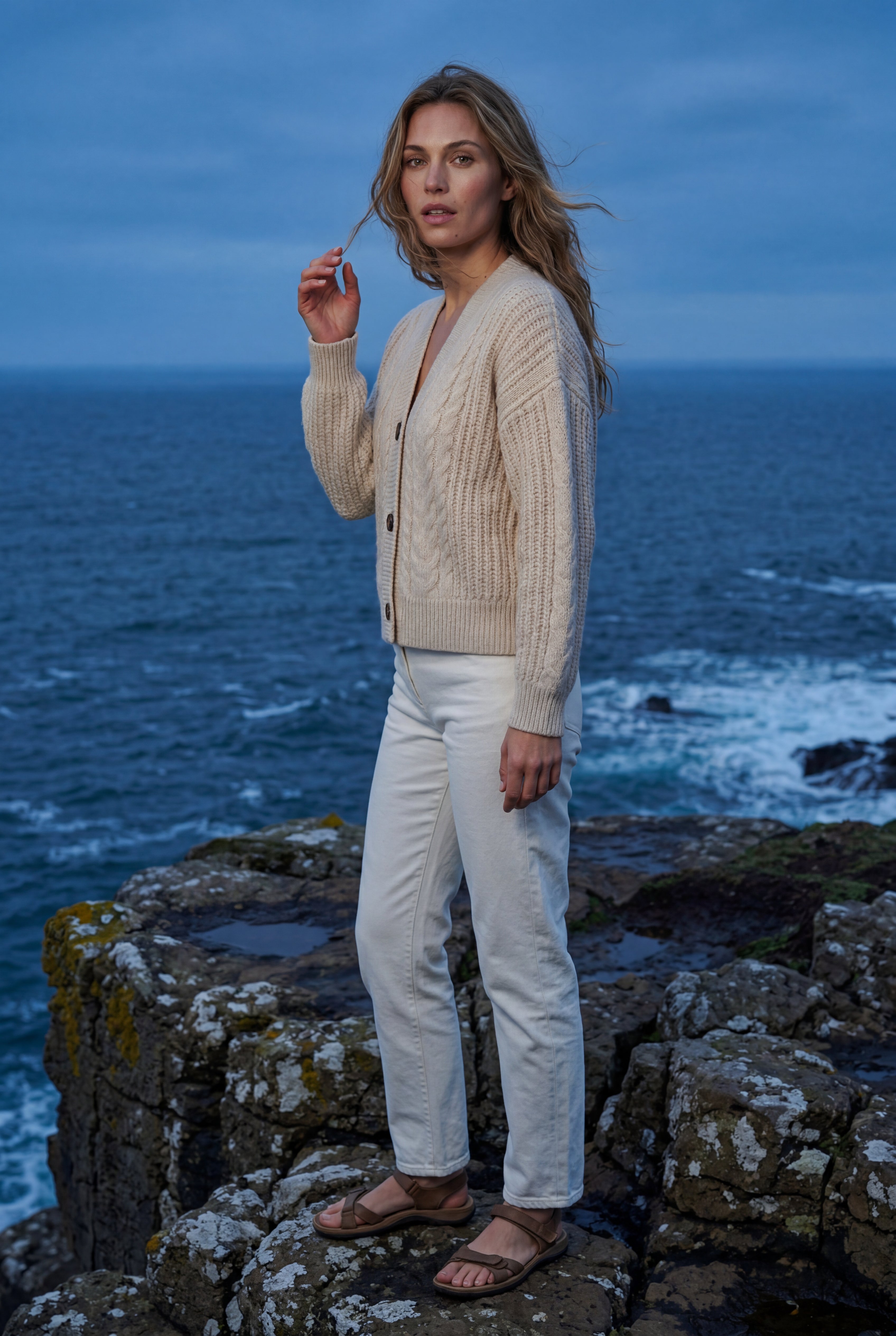 Zoyri | Cable Knit Cardigan