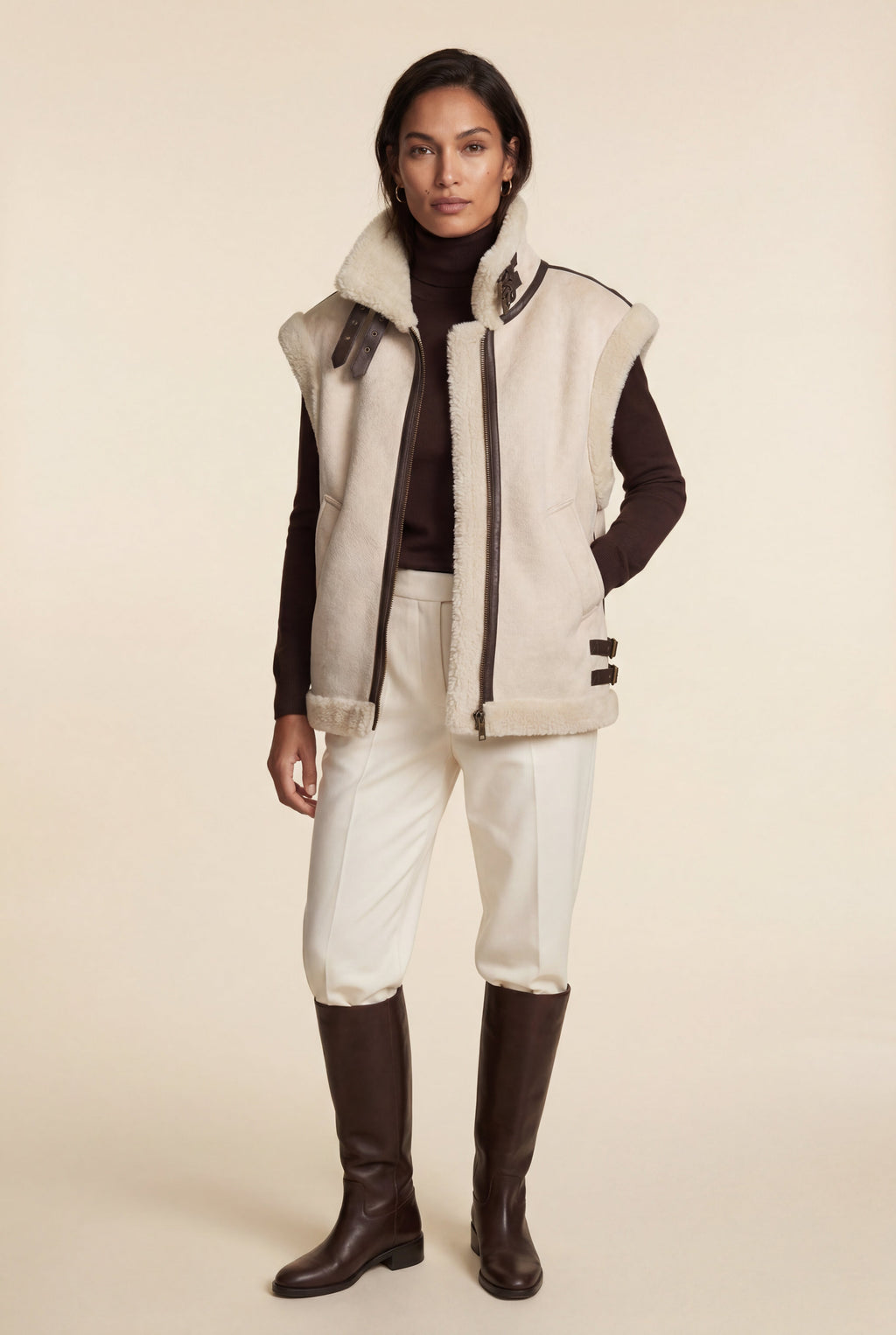 Zoyri | Aviator Sherpa Vest