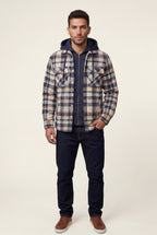 Zoyri | Hooded Check Jacket