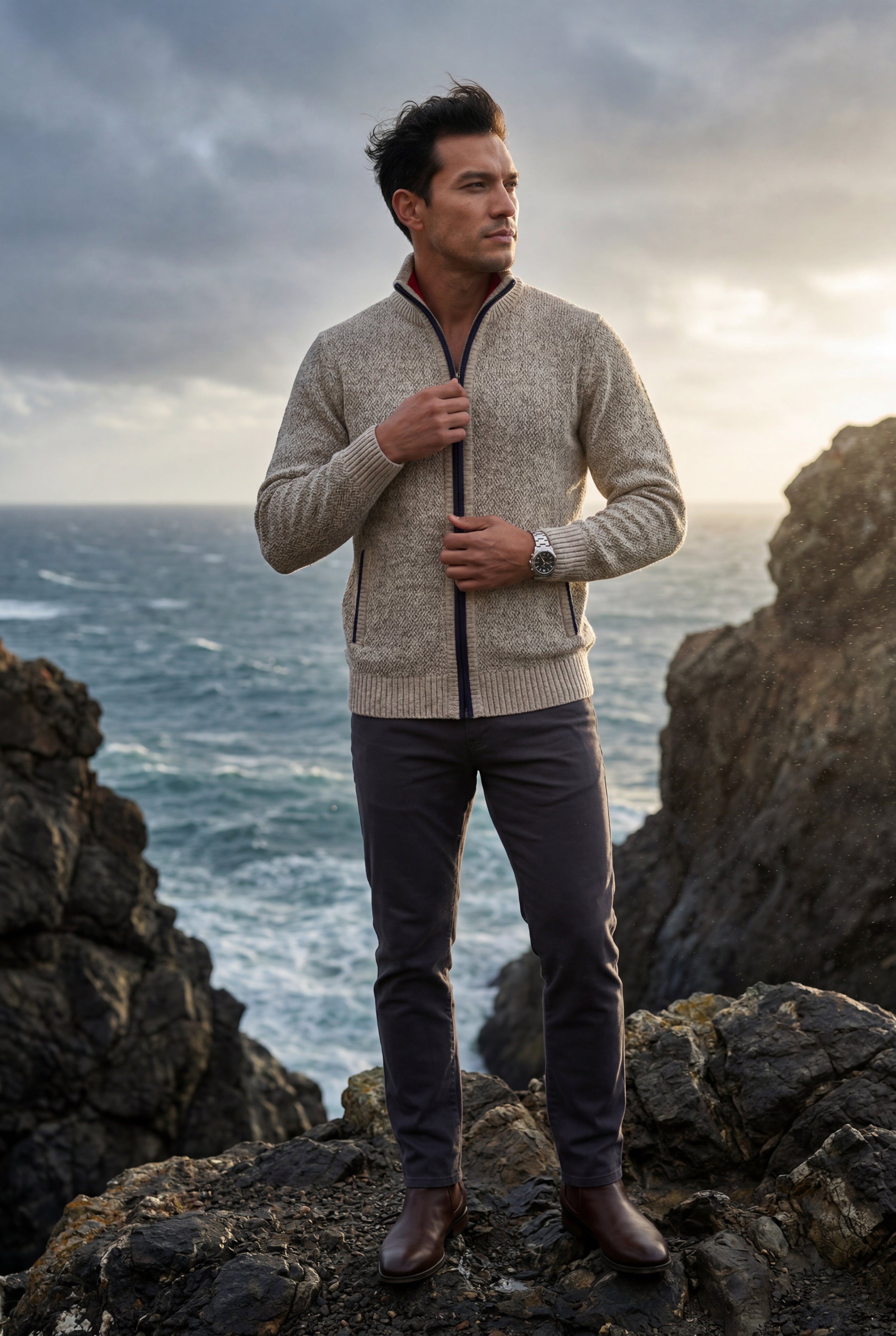 Zoyri | Zip Knit Cardigan
