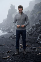 Zoyri | Cable Half-Zip Sweater