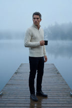 Zoyri | Cable Half-Zip Sweater