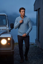 Zoyri | Cable Half-Zip Sweater