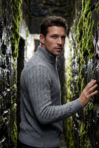 Zoyri | Cable Half-Zip Sweater