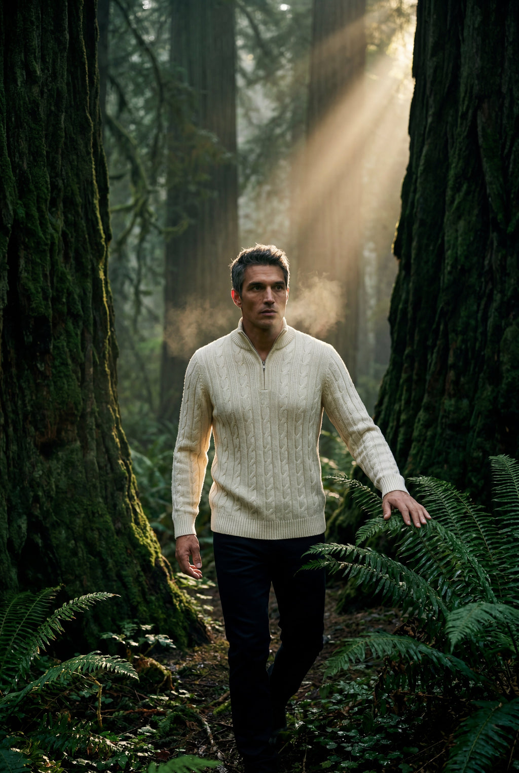 Zoyri | Cable Half-Zip Sweater