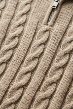 Zoyri | Cable Half-Zip Sweater