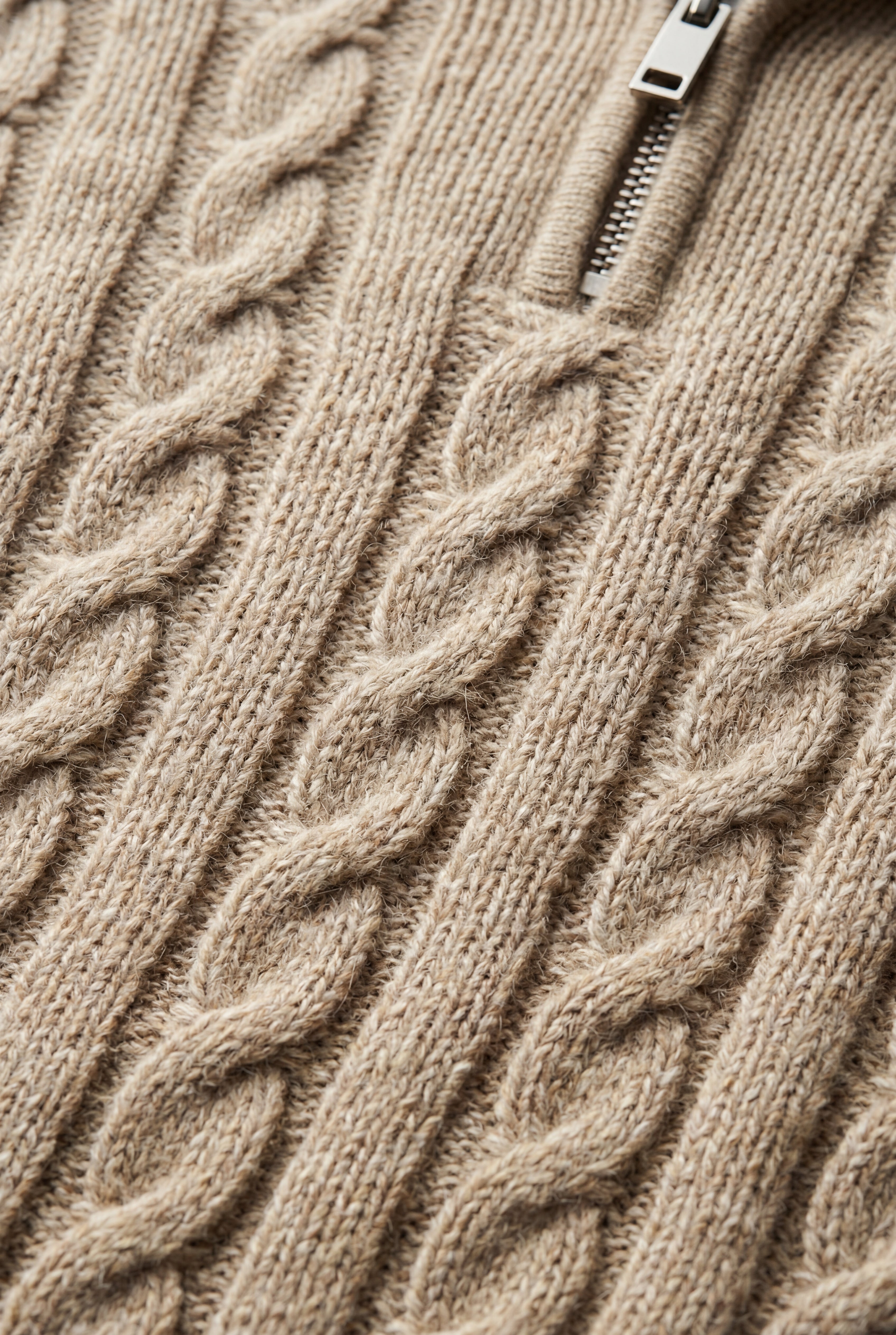 Zoyri | Cable Half-Zip Sweater