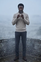Zoyri | Cable Half-Zip Sweater