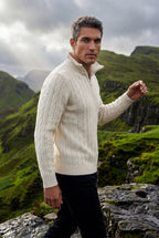 Zoyri | Cable Half-Zip Sweater