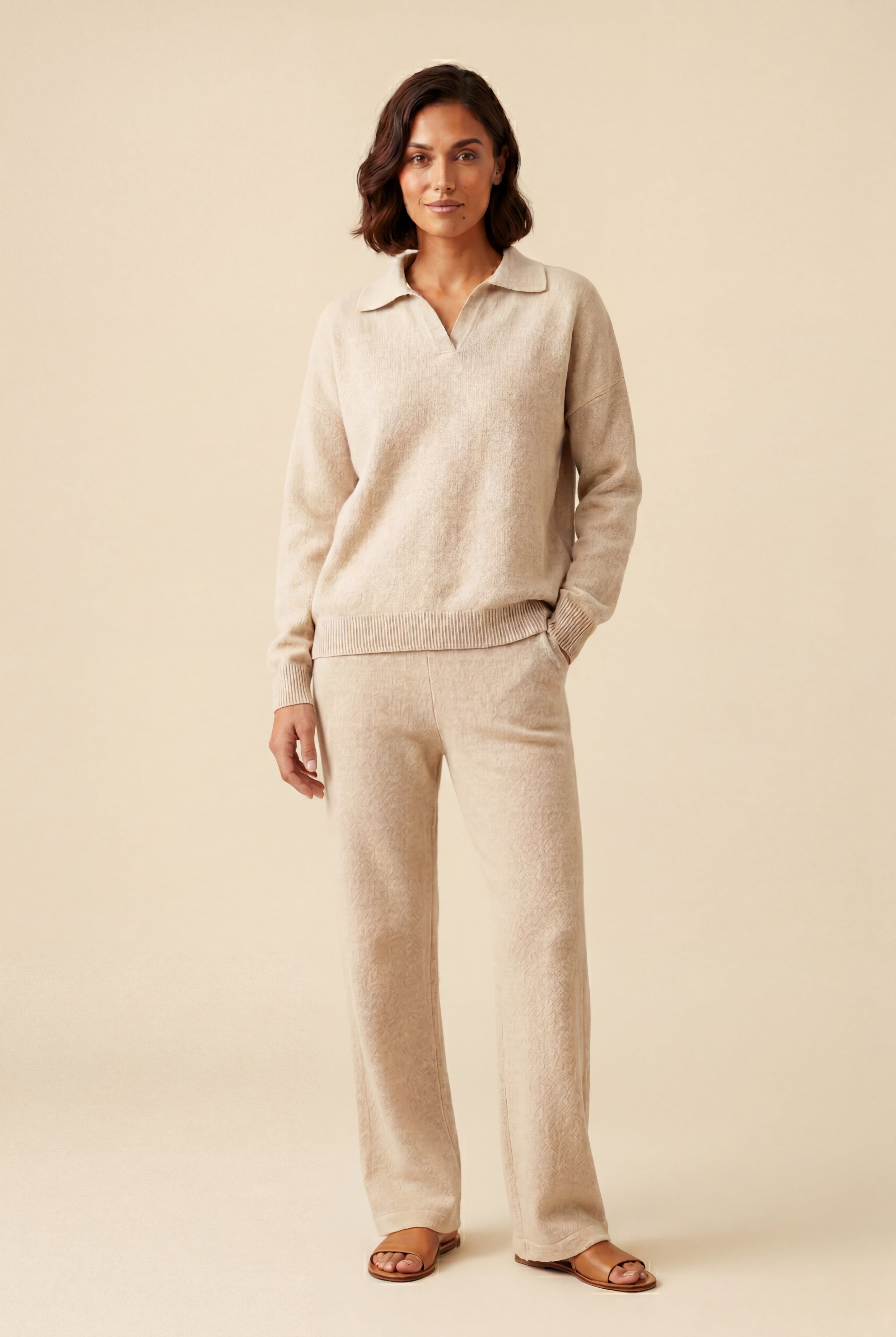 Zoyri | Collared Lounge Set