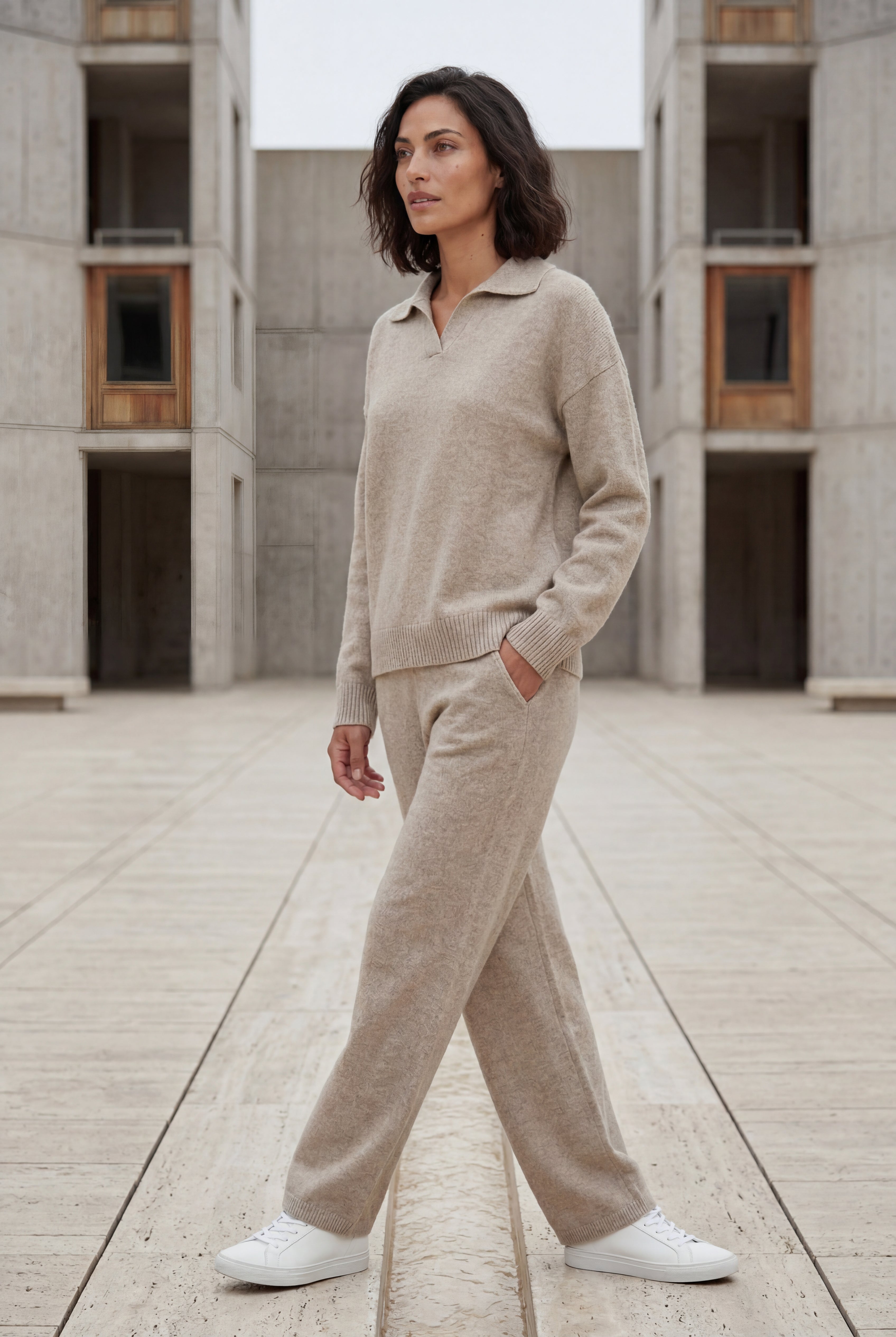 Zoyri | Collared Lounge Set