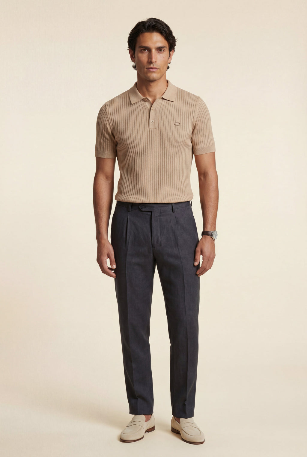 Zoyri | Ribbed Tailored Polo