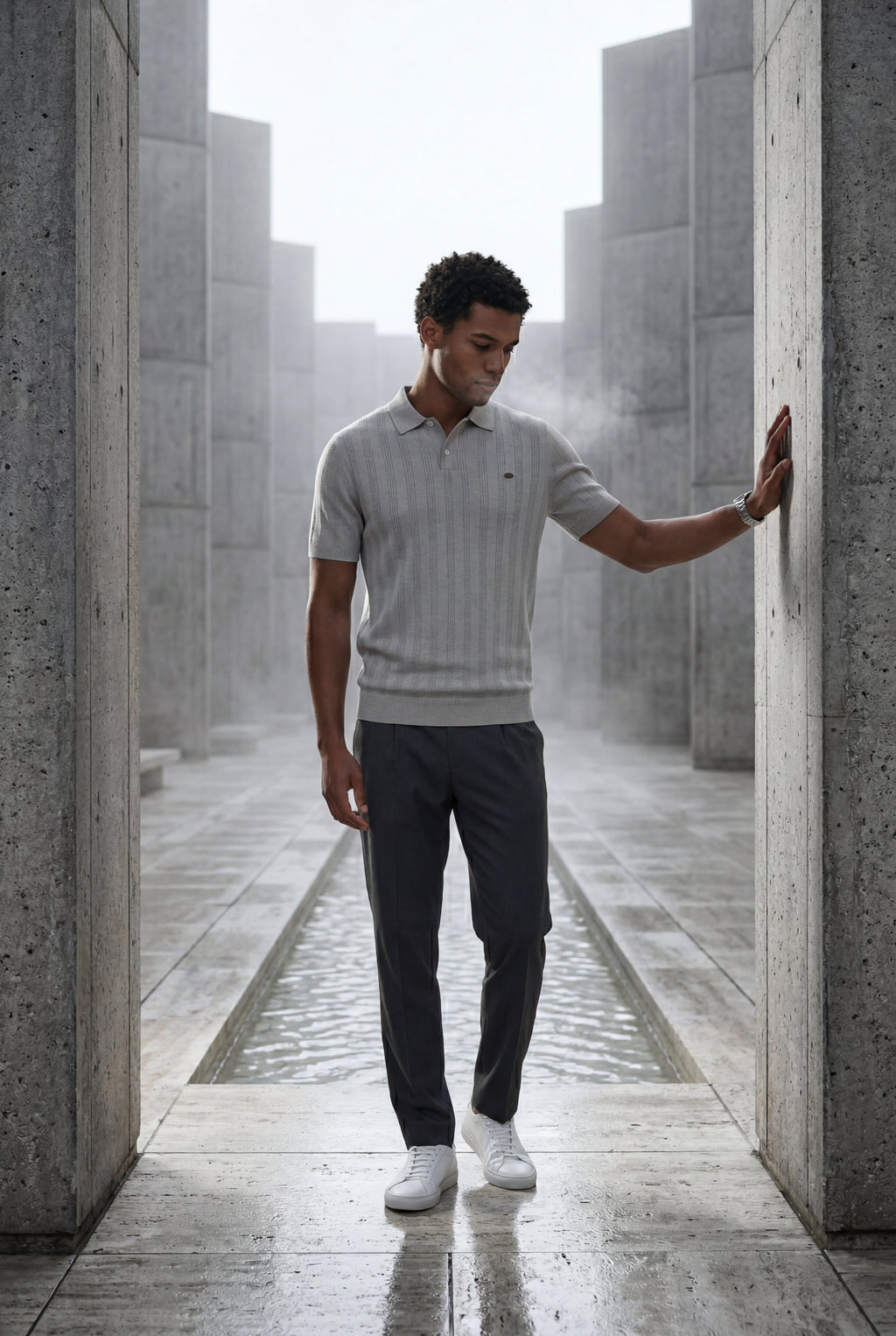 Zoyri | Ribbed Tailored Polo