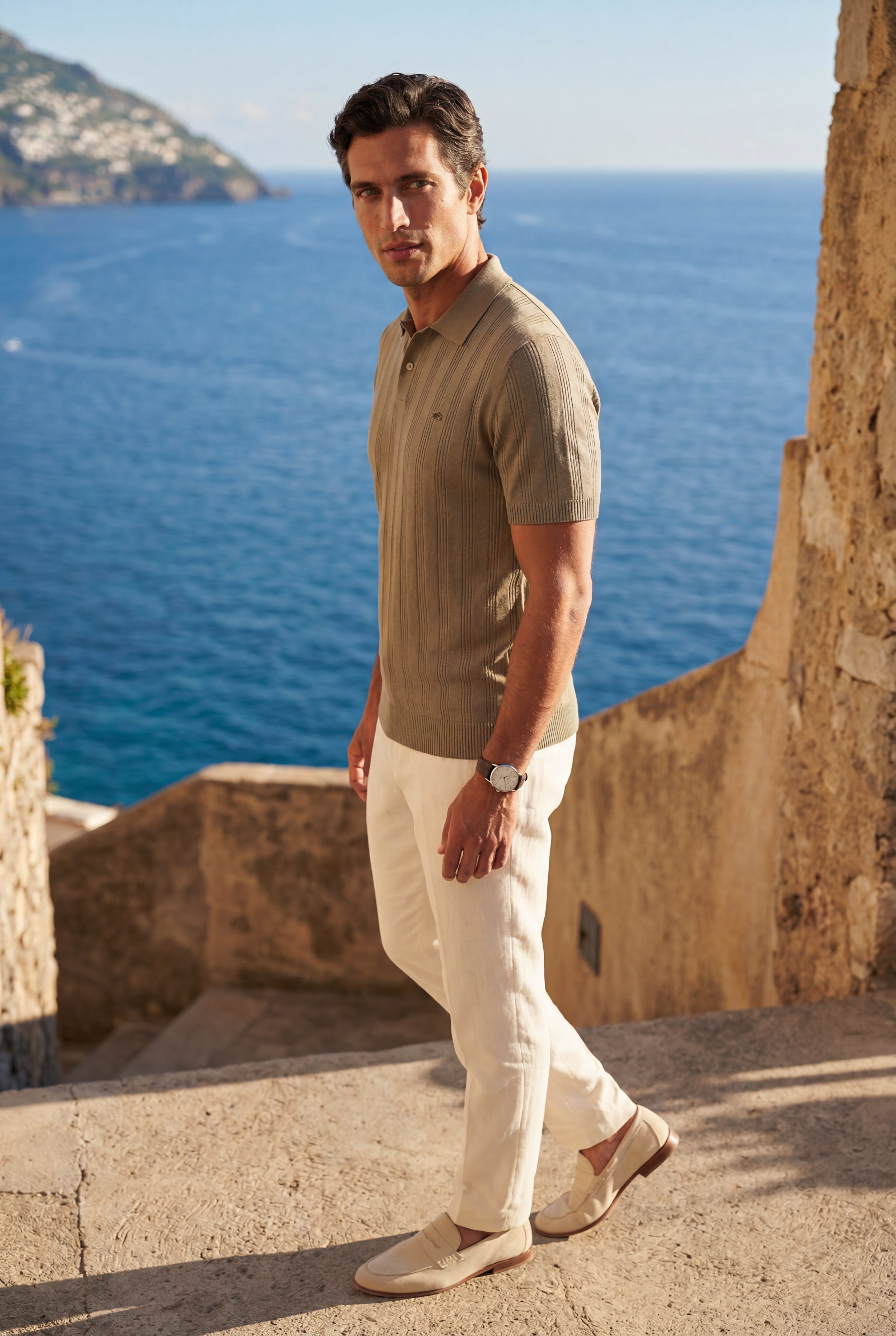 Zoyri | Ribbed Tailored Polo