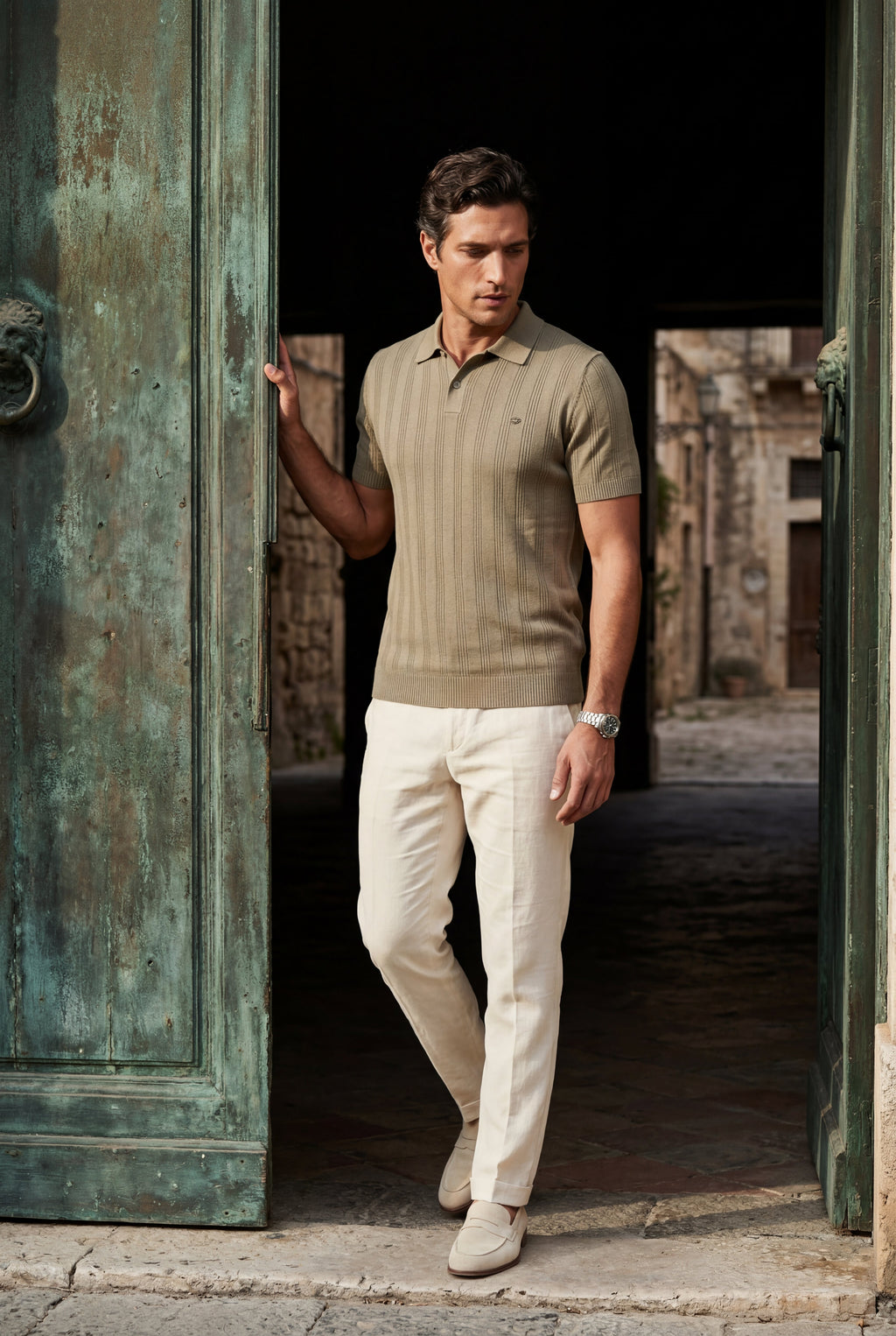 Zoyri | Ribbed Tailored Polo