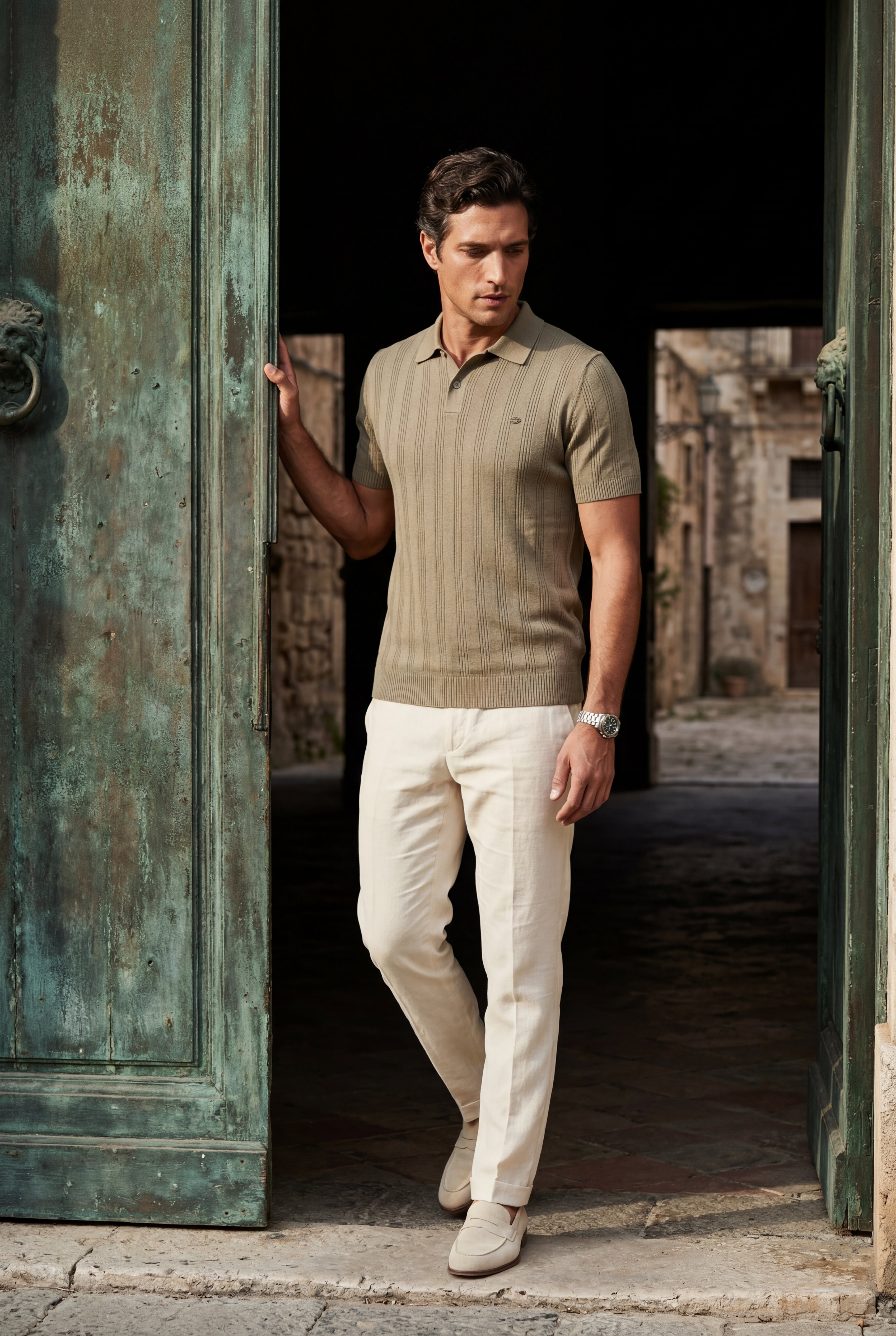 Zoyri | Ribbed Tailored Polo