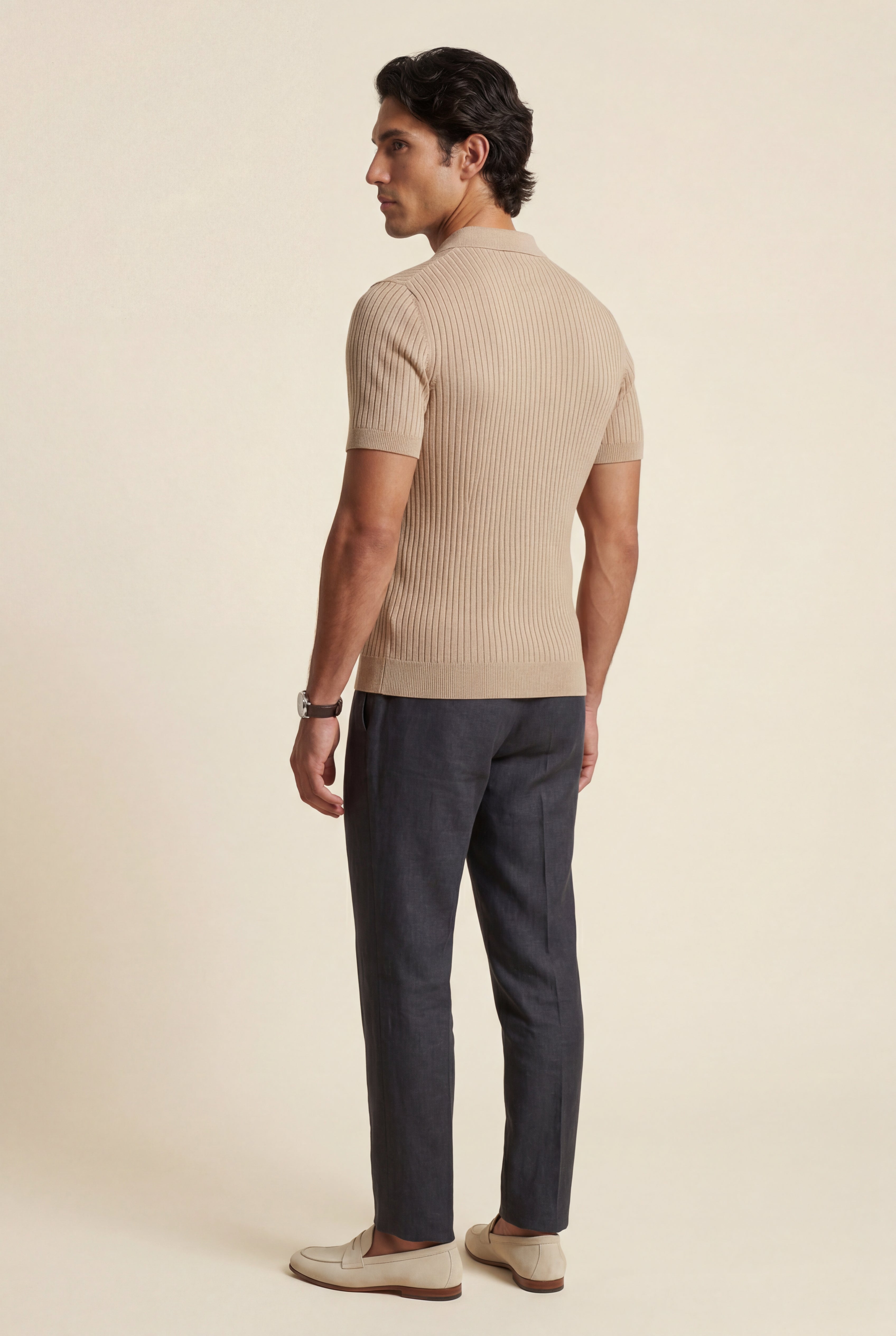 Zoyri | Ribbed Tailored Polo