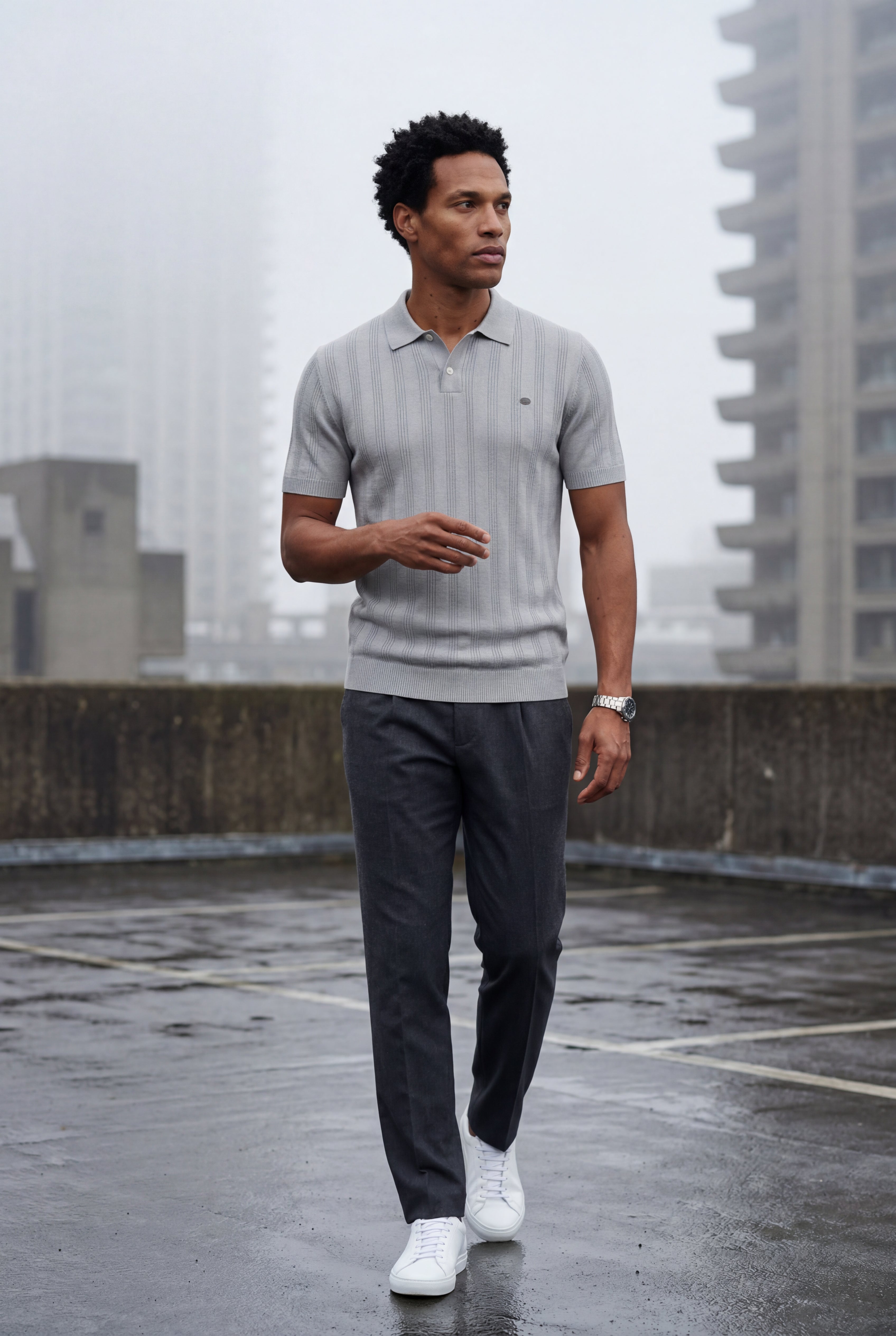 Zoyri | Ribbed Tailored Polo