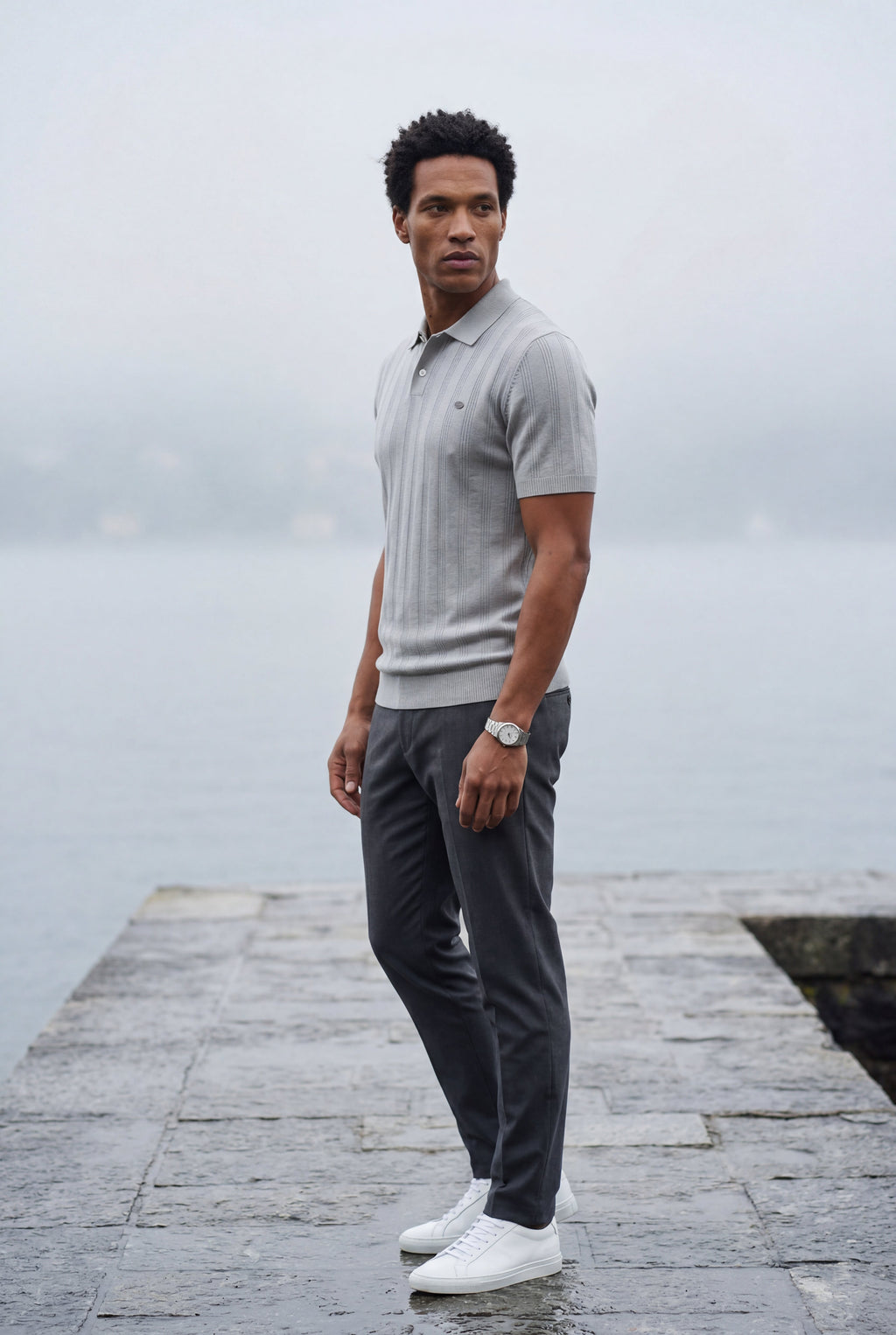 Zoyri | Ribbed Tailored Polo