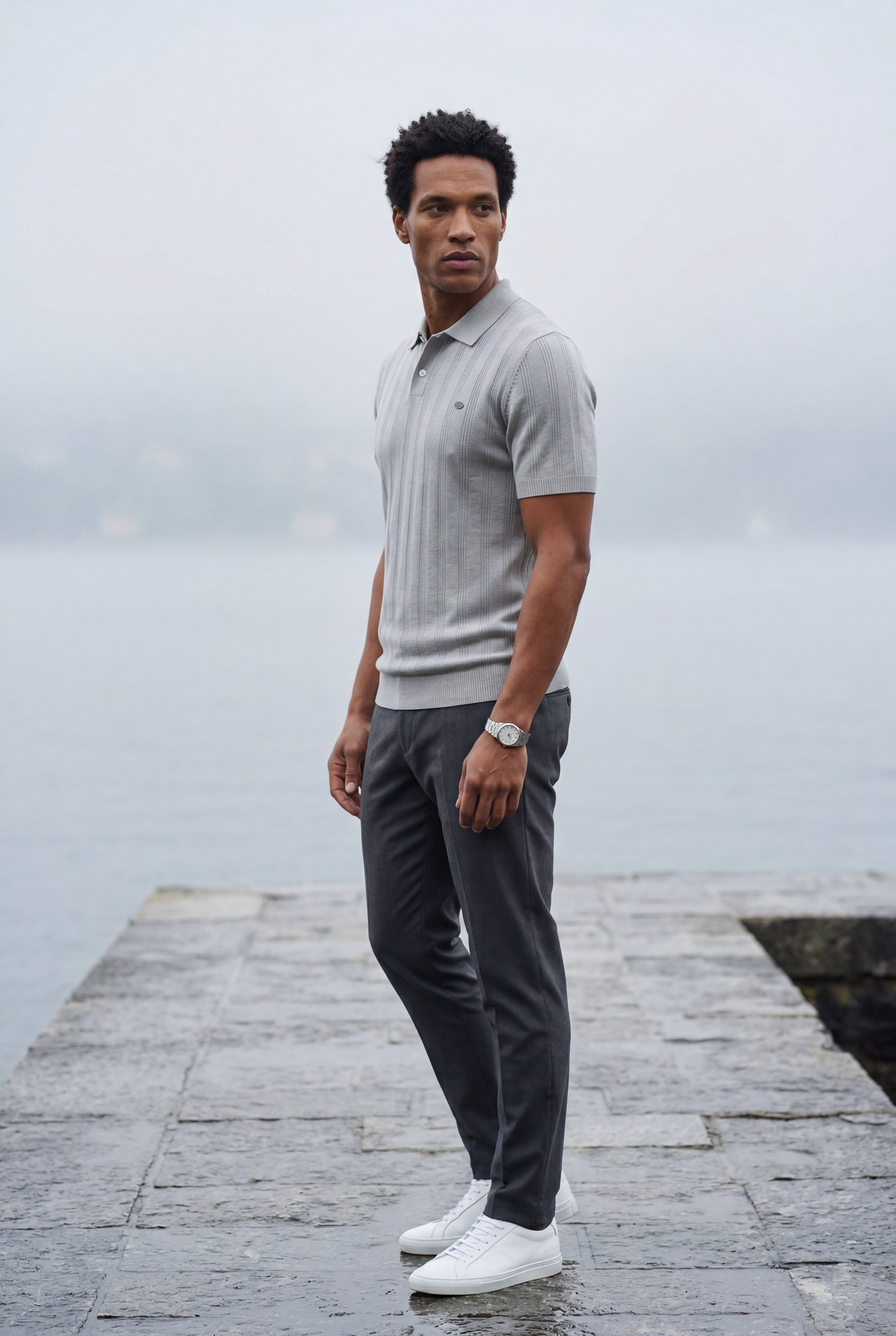 Zoyri | Ribbed Tailored Polo